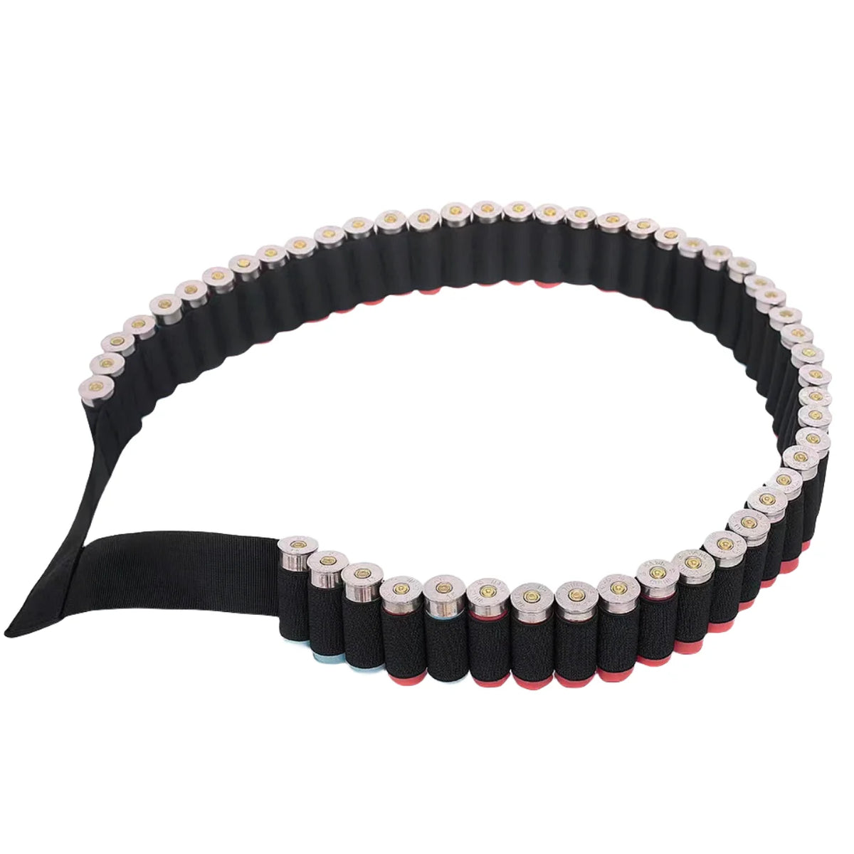 27/30 Rounds Shotgun Bandolier Belt Adjustable Shotgun Shell Carrier Ammo Pouch Holder for 12 Gauge Hunting Accessories