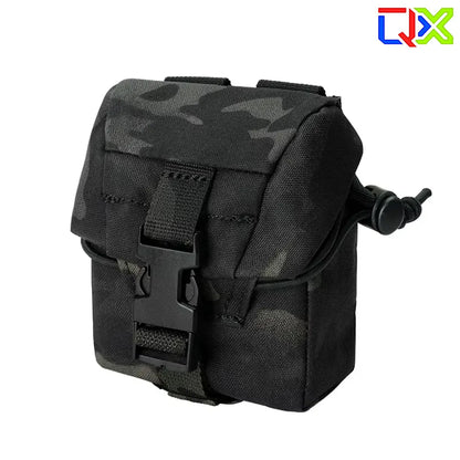 QX Tactical Frag Pouch MOLLE Multi-Function Tool Pouch Belt Storage Pouch Outdoor Hunting Accessories Gear Pack