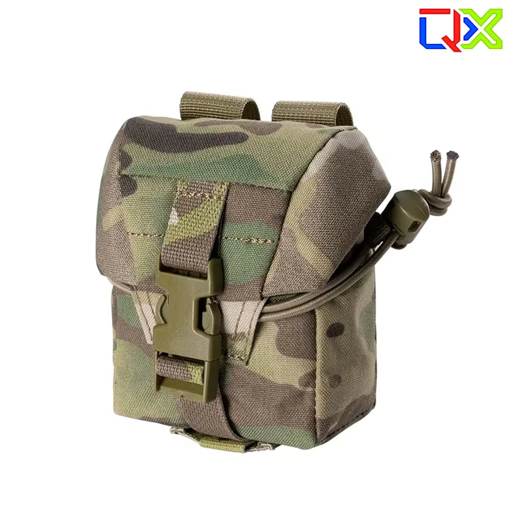 QX Tactical Frag Pouch MOLLE Multi-Function Tool Pouch Belt Storage Pouch Outdoor Hunting Accessories Gear Pack