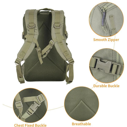 LQARMY Small Waterproof Travel Outdoor Tactical Backpack Sport Camping Rucksack Molle System for Trekking Fishing Hunting Bags