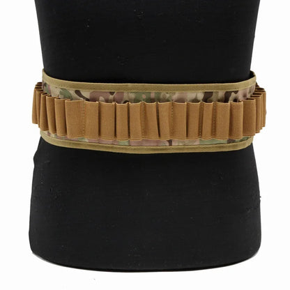 27/30 Rounds Shotgun Bandolier Belt Adjustable Shotgun Shell Carrier Ammo Pouch Holder for 12 Gauge Hunting Accessories