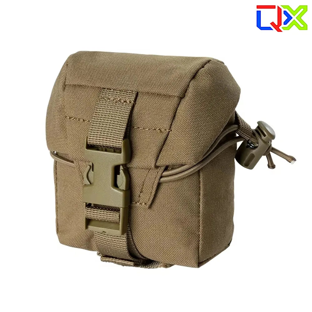 QX Tactical Frag Pouch MOLLE Multi-Function Tool Pouch Belt Storage Pouch Outdoor Hunting Accessories Gear Pack