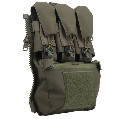 Assault Adapt Banger Back Panel Zip On Rear Pack Tactical Vest FCPC V5 Plate Carrier Accessories Bag GP Pouch Multitools Pocket