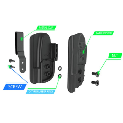 Ambidextrous IWB Holster for G17 19 22 26