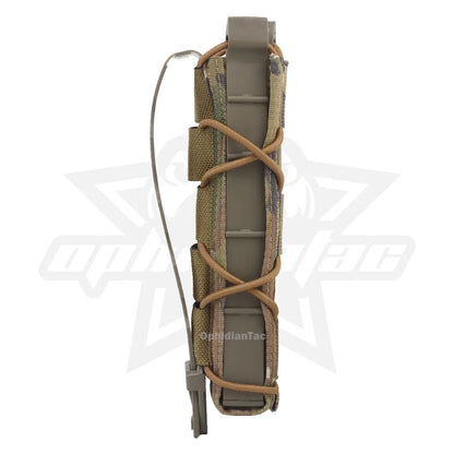 OPHIDIAN Pistol Magazine Pouch Fits MP5/MP7/.45 Long Single MOLLE/PALS Malice Clip Shock Cord 500D Nylon Polymer Side Panels