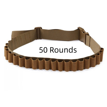 27/30 Rounds Shotgun Bandolier Belt Adjustable Shotgun Shell Carrier Ammo Pouch Holder for 12 Gauge Hunting Accessories