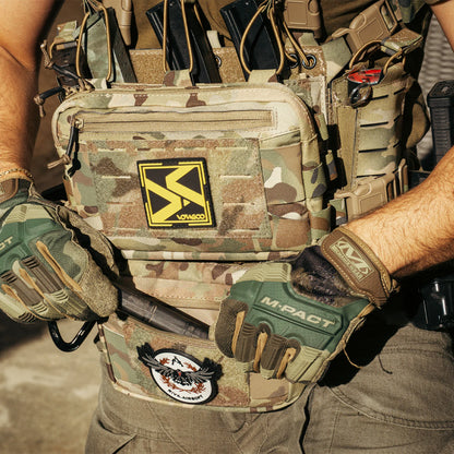 VOTAGOO Chest Equipment - Tactical Chest Equipment, Molle Modular Micro Combat Chest Equipment Adjustable and Detachable