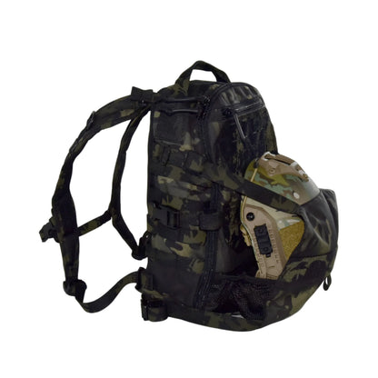 QX Tactical Assault Backpack Multi-Mission Multi-Function Daypack with Beaver Tail Expansion Outdoor Military Hiking Molle Bag