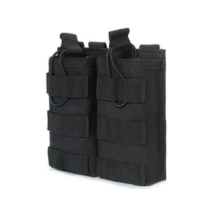 Tactical Magazine Pouch, MOLLE Double Mag Pouches for M4 M16，Outdoor Walkie-Talkie Bag Large Capacity Sundries Storage Bag