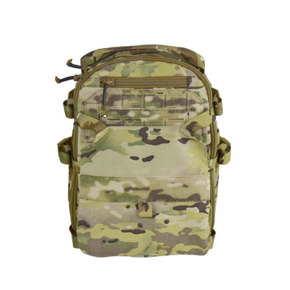 QX Tactical Assault Backpack Multi-Mission Multi-Function Daypack with Beaver Tail Expansion Outdoor Military Hiking Molle Bag