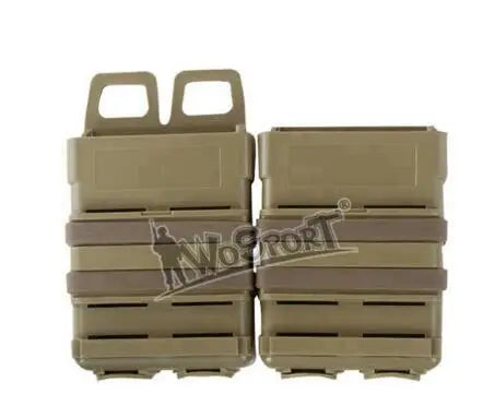 New 2 PCS 7.62 5.56 Fast Mag Holder Molle Tactical FastMag Pouch Hunting Accessories AK M4 Rifle Pistol Magazine Pouch