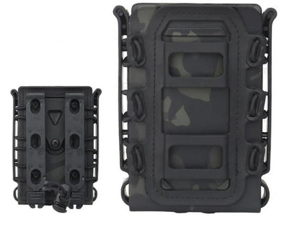 Tactical Magazine Pouch 9 mm Pistol Magazine Pouch Soft Shell Adjustable Hunting Universal Mag Carrier with MOLLE & Belt Clips