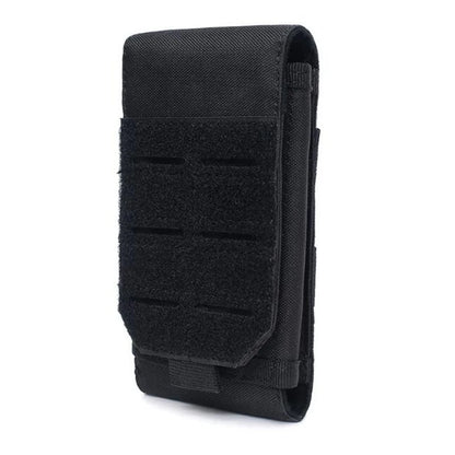 Molle Laser Pouch Tactical Cell Phone Belt EDC Pouch Holder Waist Bag Outdoor Mobile Phone Pack Bag with US Patch and Keychain