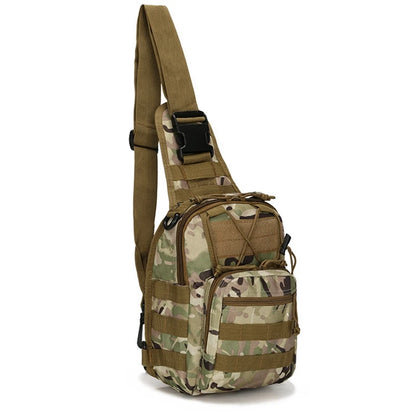 Tactical Shoulder Bag 800D Waterproof Oxford Small Chest Bag Outdoor Sports Sling Backpack for Hunting Hiking Camping
