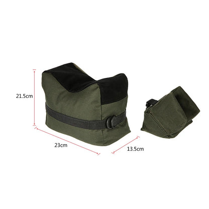 Tactical Gun Rest Bag Support Stand Outdoor Shooting Sandbag Unfilled Front Rear Gun Bag Airsoft Hunting Accessories