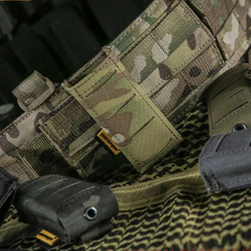 Emersongear Tactical LCS Pistol Magazine Pouch 9mm Mag Pouch Single Mag Carrier MOLLE Pouch Laser Cut Airsoft