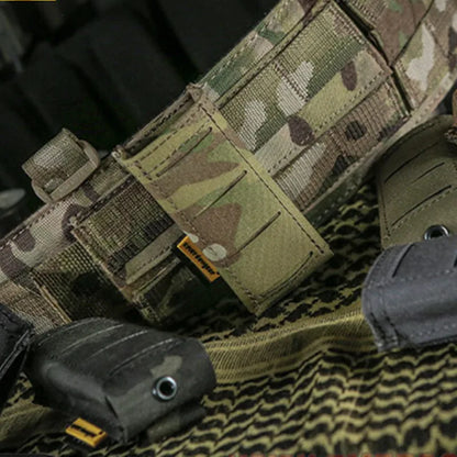 Emersongear Tactical LCS Pistol Magazine Pouch 9mm Mag Pouch Single Mag Carrier MOLLE Pouch Laser Cut Airsoft