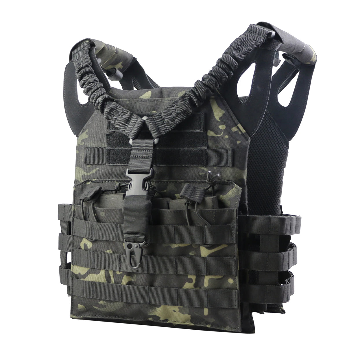 Tactical JPC Vest Lightweight Hunting Vest for Training with One Point Gun Sling