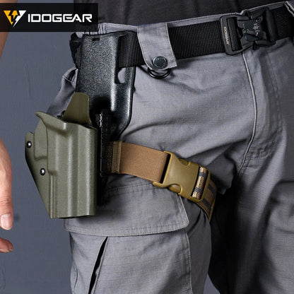 IDOGEAR Tactical Thigh Strap Nylon Band Strap for Thigh Holster Leg Hanger Adjustable Strap 3419