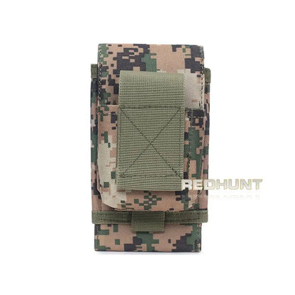 Tactical 5 inch Waist Phone Pouch Molle Sytsem Cellephone Bag Outdoor Cigarette Pouch Key Bag Outdoor Tool Accessory Bag