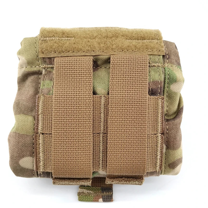 Tactical Pouch Multicam Airsoft Molle EDC Foldable Dump Magazine Bag Gear Hunting Paintball Recycling Storage Bag