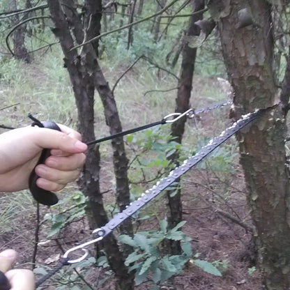 Outdoor Camping Hunting Logging Chain Saw Hand-held Wire Saw Portable Pocket Saw Camping Hand Saw Emergency Survival Tools