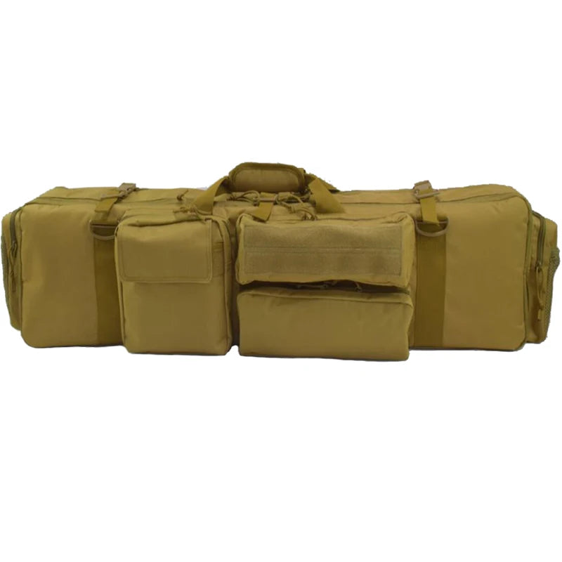 1000D Nylon M249 Tactical Gun Bag Heavy Duty Airsoft Air Gun Carry Case with Shoulder Strap for Hunting Equipment