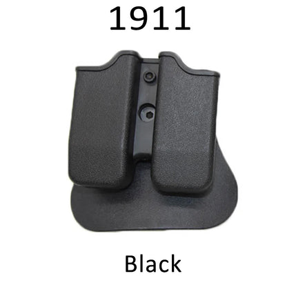 Tactical 9mm Double Magazine Pouches for Glock 17 Beretta M9 M92 Colt 1911 Hunting Universal 9mm .40 Mag Holster Mag Holster