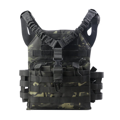 Tactical JPC Vest Lightweight Hunting Vest for Training with One Point Gun Sling