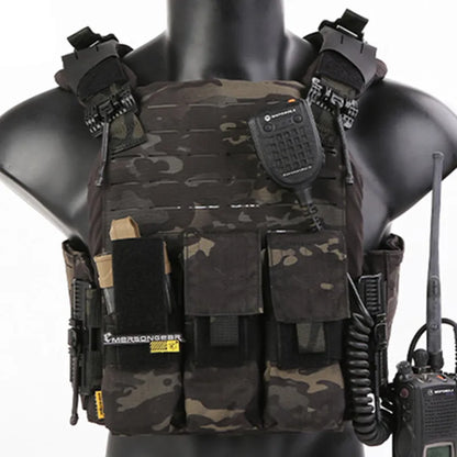 Tactical Laser Cut Plate Carrier ROC quick release MC Airsoft Shooting Vest Hunting Outdoor Combat Assault Protective Vest