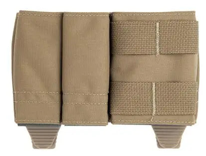 Tactical Vest 1+2 Triple Magazine Pouch 9mm+9mm+5.56 System Magazine Ammo Clip Bags Holder Pocket