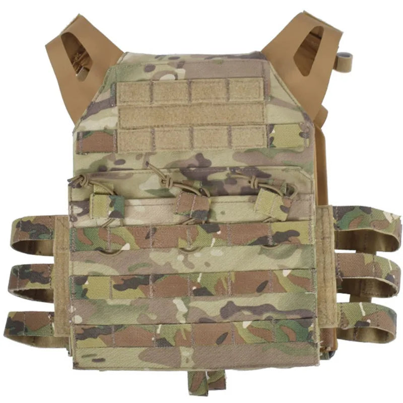 Tactical Vest MOLLE LPC Vest Airsoft Paintball Molle Vest Chest Protective Plate Carrier MC Combat Vest