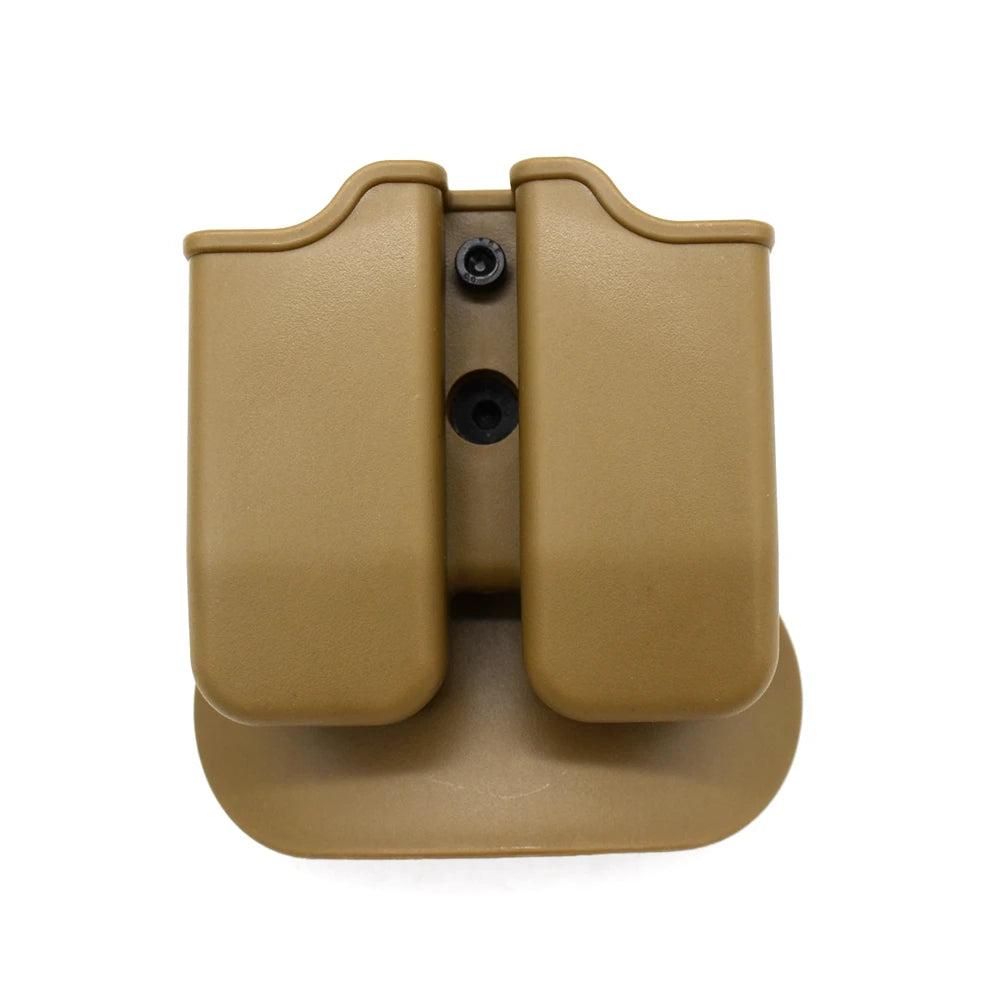 Tactical IMI Double Magazine Pouch Quick Mag Pouch Holder For GL17 M9 PX4  Hunting Gun Accessories