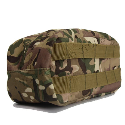 Tactical Molle Utility Pouch EDC Gadget Tool First Aid Backpack Vest Bag Camo Dump Drop Pouch Hunting shooting accessory Bags