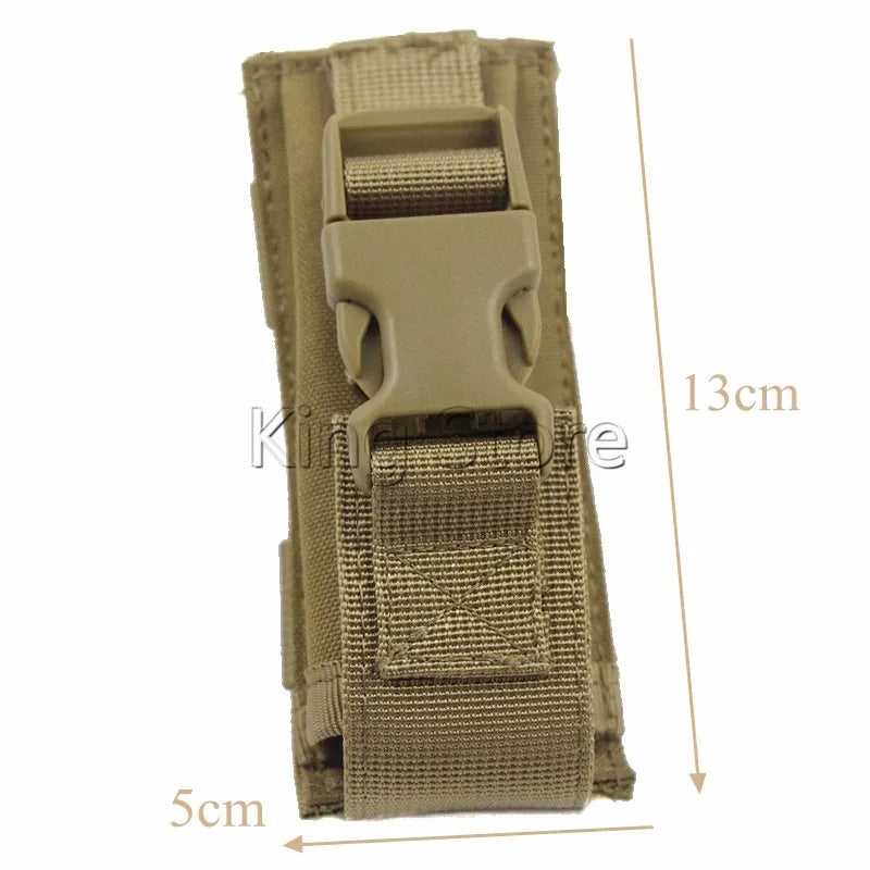 Tactical Molle Vest Flashlight Mag Magazine Knife Pouch Bag Small Tools Backpack Bag Clip Single Hunting Gun Accessories