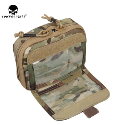 EMERSON ADMIN Multi-purpose Map Bag 500D NYLON for Airsoft and Hunting Tactical Pouches EM8506 Black