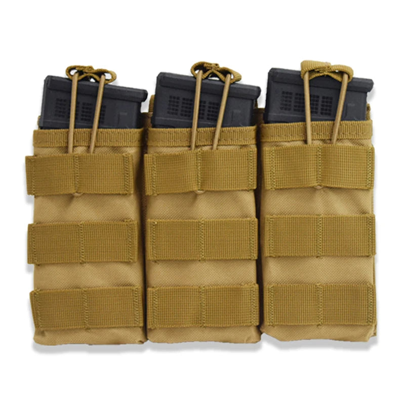 Outdoor Hunting Vest Accessories Tactical Magazine Pouch 1000D Nylon Single/Double/Triple Magazine Pouch