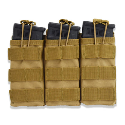 Outdoor Hunting Vest Accessories Tactical Magazine Pouch 1000D Nylon Single/Double/Triple Magazine Pouch