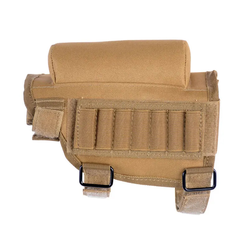 Rifle Stock Butt Bag Tactical Pouches Multifunctional Magazine Pouch for Ammo Storage Reload Suppressor Shotgun Shell Holder