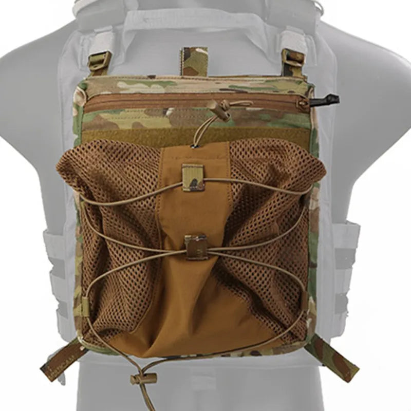 LXB Style Bungee Helmet Back Pack for 420 Vest Hunting, Airsoft Paintball, Backpack Storage Bag, Dustproof Cover, Gift