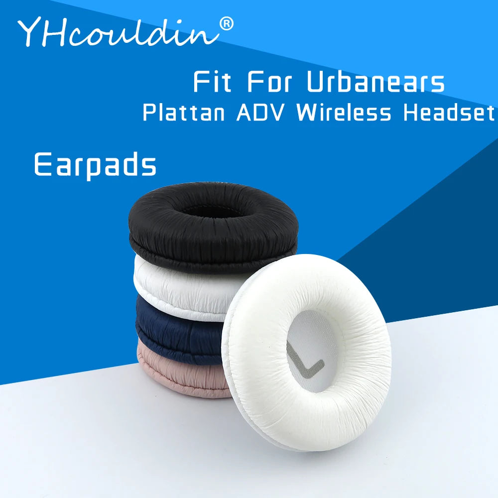 Earpads For Urbanears Plattan ADV Wireless Headset Accessaries Replacement Ear Cushions Wrinkled Leather Material