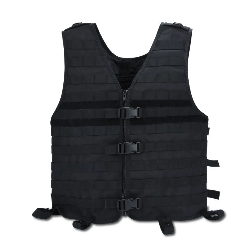 Tactical MOLLE Vest With Breathable Mesh Adjustable Outdoor Molle Modular Utility Vest For CS Wargame Hunting Accessories