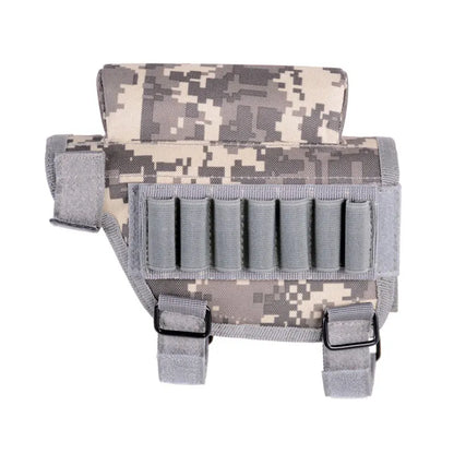 Rifle Stock Butt Bag Tactical Pouches Multifunctional Magazine Pouch for Ammo Storage Reload Suppressor Shotgun Shell Holder