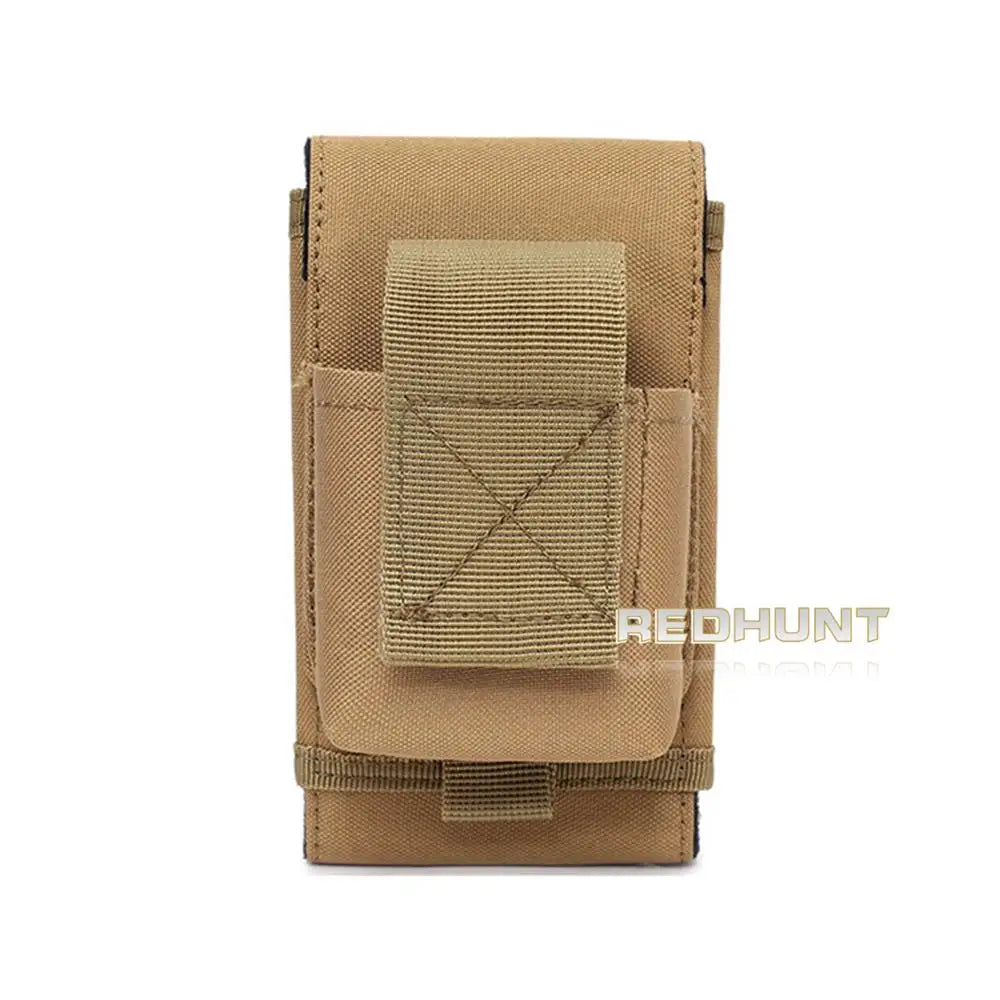 Tactical 5 inch Waist Phone Pouch Molle Sytsem Cellephone Bag Outdoor Cigarette Pouch Key Bag Outdoor Tool Accessory Bag
