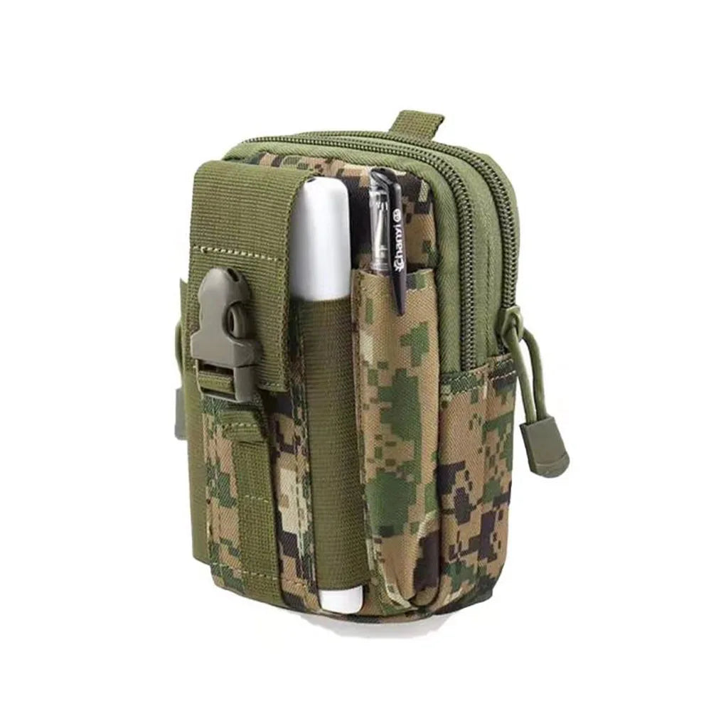 Tactical Molle Pouch Tactical Belt Waist Bag Outdoor Sport Waterproof Phone Bag Men Casual EDC Tool Pocket Hunting Fanny Pack