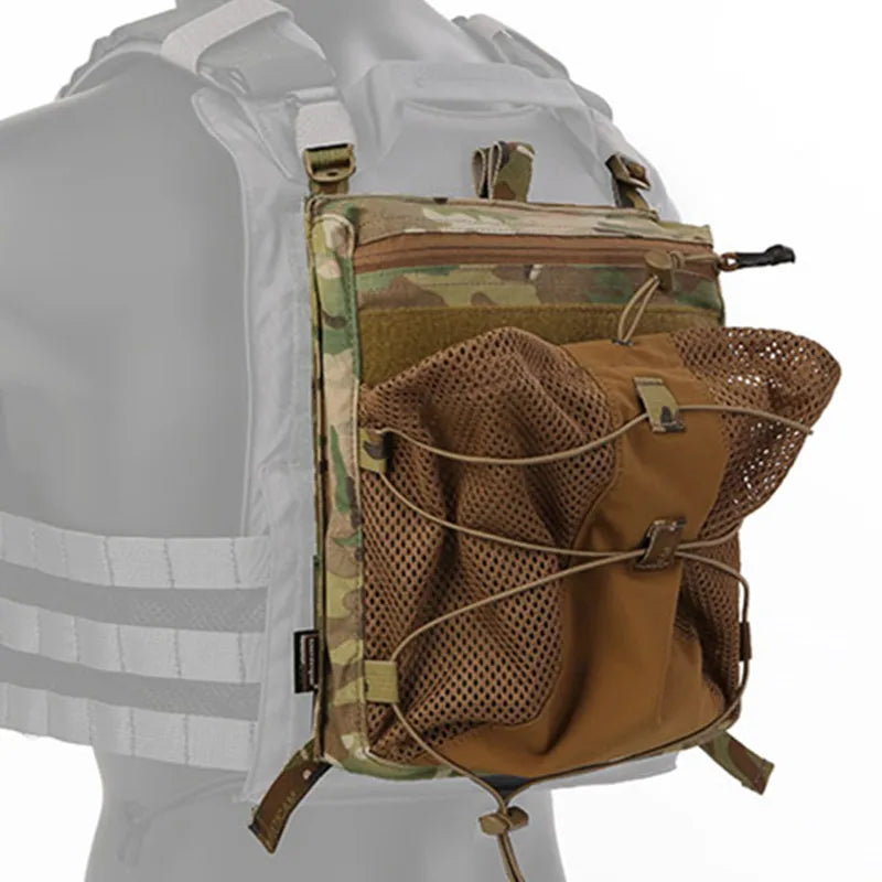 LXB Style Bungee Helmet Back Pack for 420 Vest Hunting, Airsoft Paintball, Backpack Storage Bag, Dustproof Cover, Gift