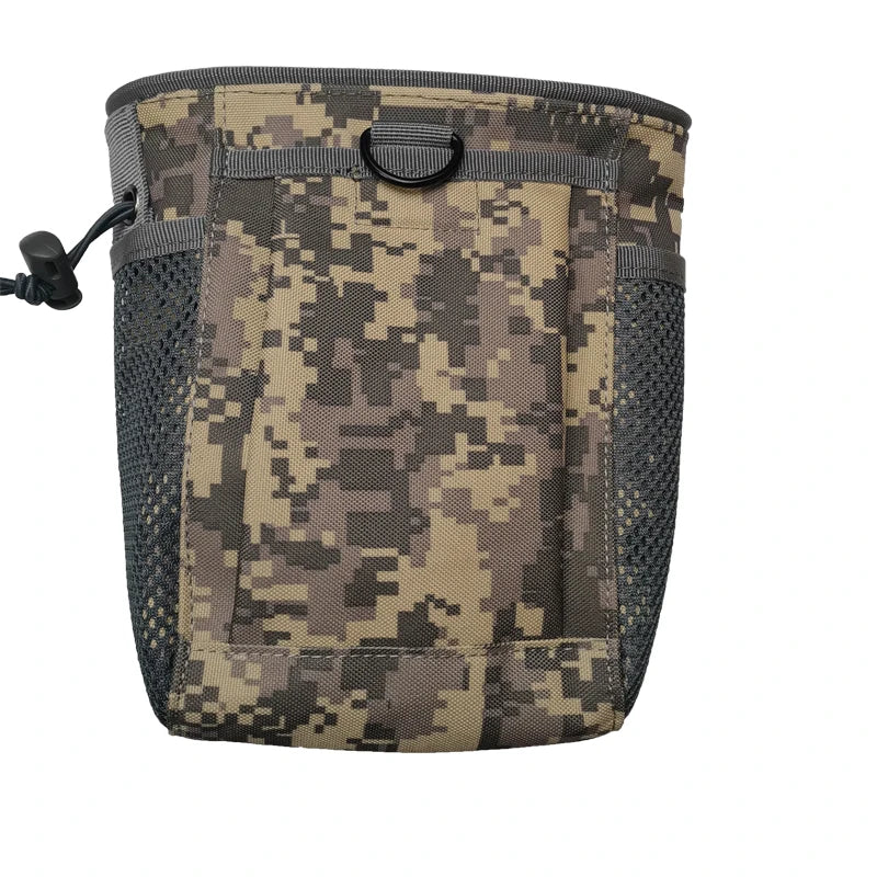 Outdoor Tactical Airsoft Molle Hunting Rifle Pouch Ammo Pouch Gun Magazine Multicam Camo Dump Drop Reloader Paintball Pouch Bag