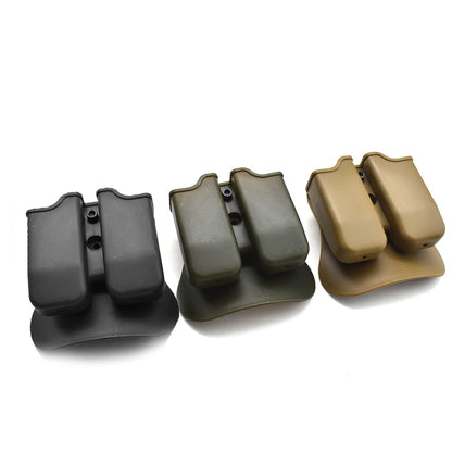 Tactical IMI Double Magazine Pouch Quick Mag Pouch Holder For GL17 M9 PX4  Hunting Gun Accessories
