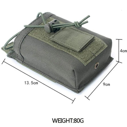 1000D Nylon Tactical Molle Walkie Talkie Holder Bag Radio Pouch Package Sports Pendant Hunting Magazine Mag Pouch
