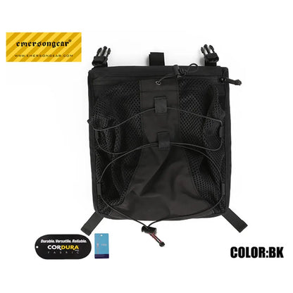 Emersongear LBX Style Tactical Water Bag Back Plate Liightweight Bungee Pack Helmet Bag Adjustable For Tactical 420 Vest